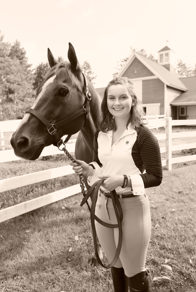Equestrian & Sunflower Themed Senior Portrait Session Northern Michigan Emily Vizina Photography